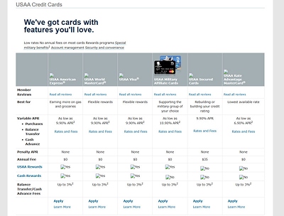 Credit Card storefront iteration 1