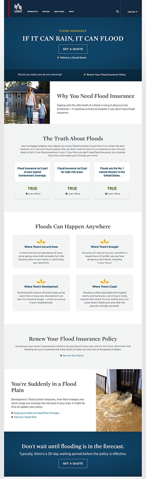 Flood Insurance storefront iteration 2